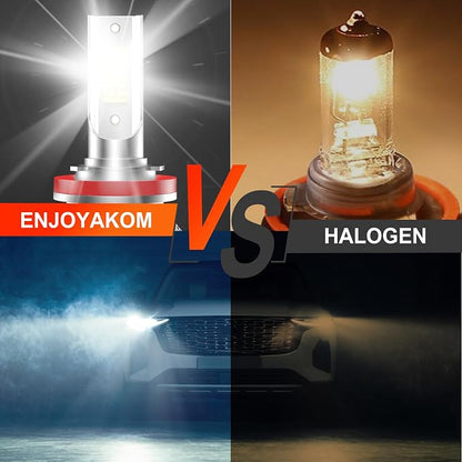 Compatible For Ford F150 2015 2016 2017 2018 2019 2020 Fog Lights Bulbs Combo Kits, Direct Installation 1:1 Size Replacement Super Bright Lights Bulb, Pack of 6