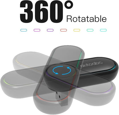 Wireless CarPlay/Android Auto 360 ° Rotation Mini Plug and Play Multicolour USB Dongle for OEM Wired CarPlay After 2016 Cars,Convert Wired to Wireless Keep Original Car Function