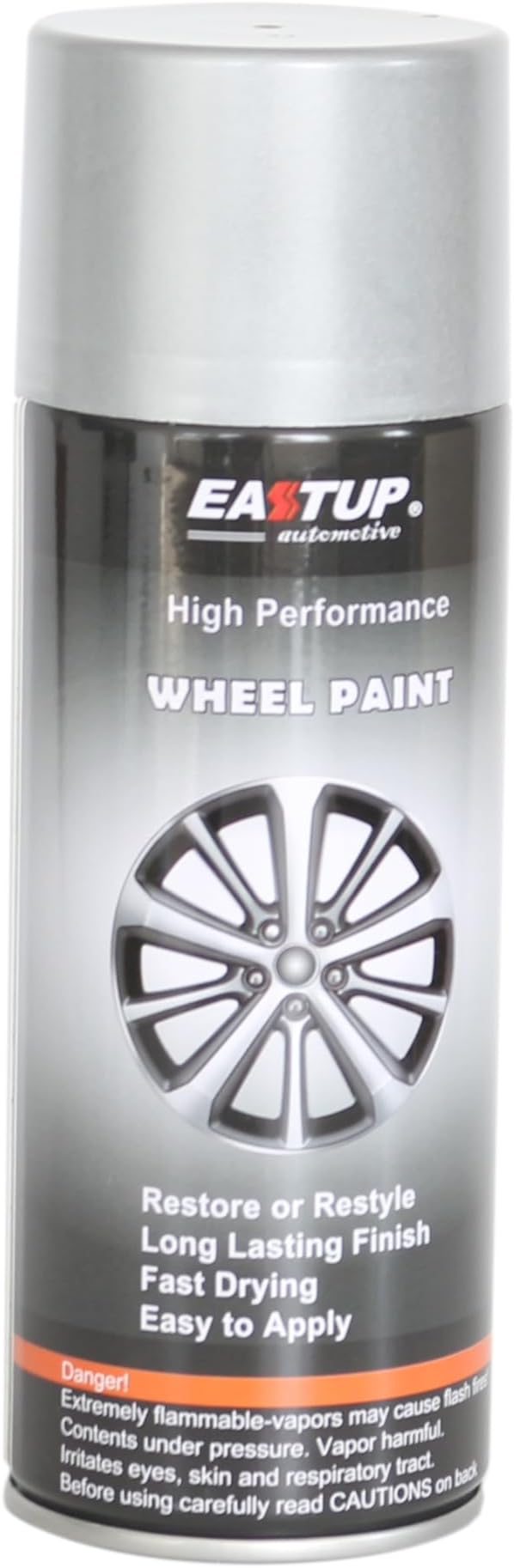 Premium Metallic Wheel Paint Gloss Silver- Brilliant Finish, High Durability, Fade-resistant, Quick Drying Rim Coating.