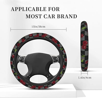 Red Cherry Steering Wheel Cover Car Accessories