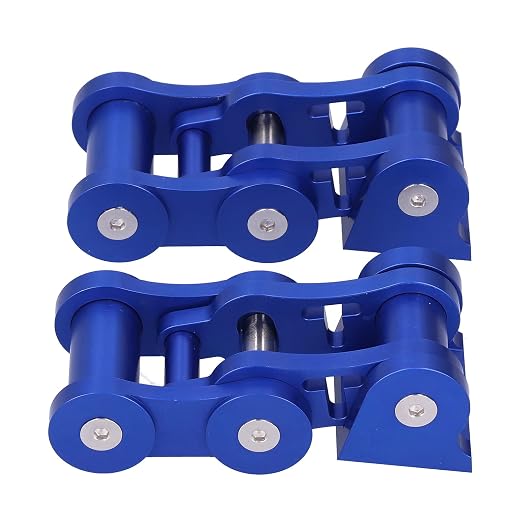 Hood Latches Kit Durable Secure Locking System for JK 2 Door & Unlimited 4 Door 2007‑2017 Off Roading Enthusiasts (Blue)