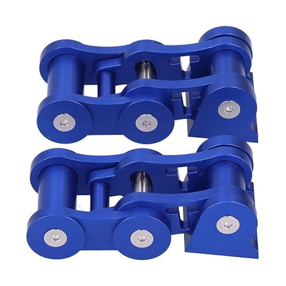 Hood Latches Kit Durable Secure Locking System for JK 2 Door & Unlimited 4 Door 2007‑2017 Off Roading Enthusiasts (Blue)