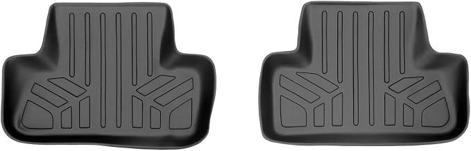 MAXLINER Floor Mats 2nd Row Liner Black for 2009-2017 Audi Q5 / 2014-2017 SQ5