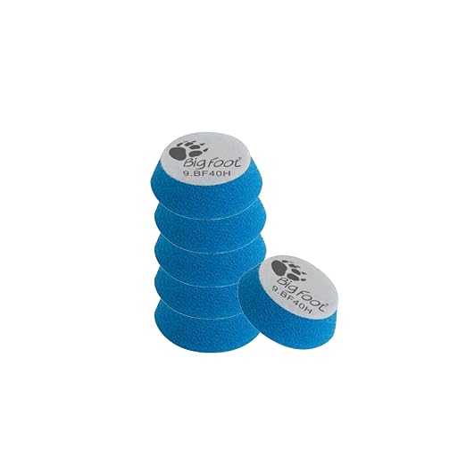 Bigfoot Rupes iBird Nano 30/40mm Blue Coarse Polishing Foam Pads Pack of 6