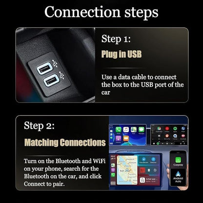 Car Wireless CarPlay Adapter for Cadillac CTS-V 2011 2012 2013 2014 2015, Dual-System Automotive, Vehicle CarPlay,A