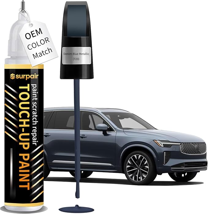 Brilliant Silver Metallic K23 Touch up Paint for Nissan OEM Color Match Car Scratch Repair Kit for Nicks & Chips Scratches Quick & Easy Paint Fix 2-In-1 Car Scratch Remover Pen