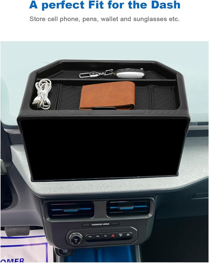 CDEFG for 2026 Ford Maverick Dashboard Storage Tray - Behind Screen Organizer Box 13.2-Inch Screen Dash Tray for 2025 2026 Ford Maverick Truck Accessories