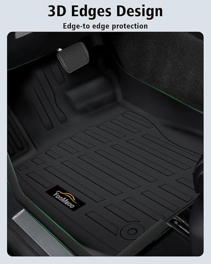 Floor Mats Custom for Subaru Outback 2026 Trunk Mat with Backrest Mat All Weather TPE Full Set Liners Cargo Protector for Outback 2026 Accessories, Black