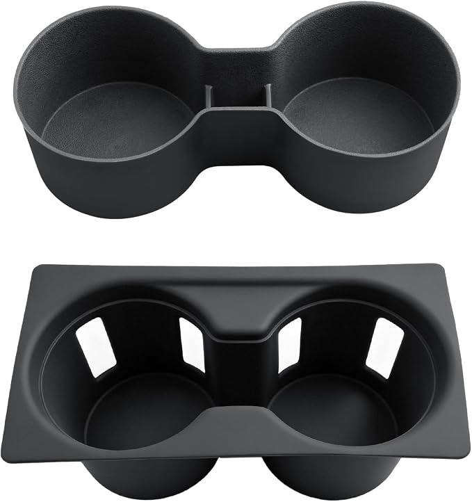 CDEFG 2Pcs for 2026 Mazda CX5 Center Console Organizer for 2026 Mazda CX-5 Accessories Silicone Front & Rear Cup Holder Insert