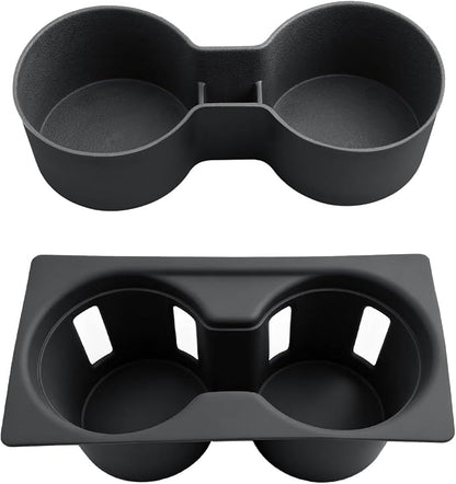 CDEFG 2Pcs for 2026 Mazda CX5 Center Console Organizer for 2026 Mazda CX-5 Accessories Silicone Front & Rear Cup Holder Insert