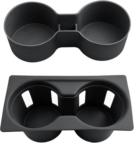 CDEFG 2Pcs for 2026 Mazda CX5 Center Console Organizer for 2026 Mazda CX-5 Accessories Silicone Front & Rear Cup Holder Insert