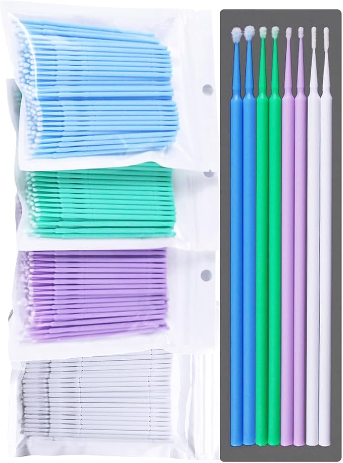 Touch Up Paint Brushes for Automotive Paint Chip Repair,400 Pcs Repair Paint Brushes for Car Paint Repair,Clearance Cleaning, Available in 2.5mm,2.0mm and 1.5mm (400, Multiple Colors)