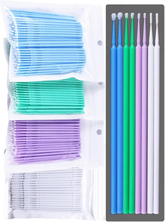 Touch Up Paint Brushes for Automotive Paint Chip Repair,400 Pcs Repair Paint Brushes for Car Paint Repair,Clearance Cleaning, Available in 2.5mm,2.0mm and 1.5mm (400, Multiple Colors)