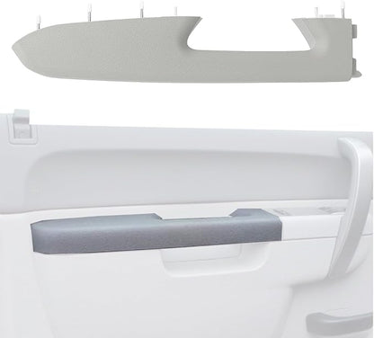 Upgraded Door Armrest Repair Kit Left Driver Side Door Panel Handle Gray Compatible with 2010-2014 Chevy Silverado GMC Sierra 1500 2500HD 3500HD Replaces 22818466
