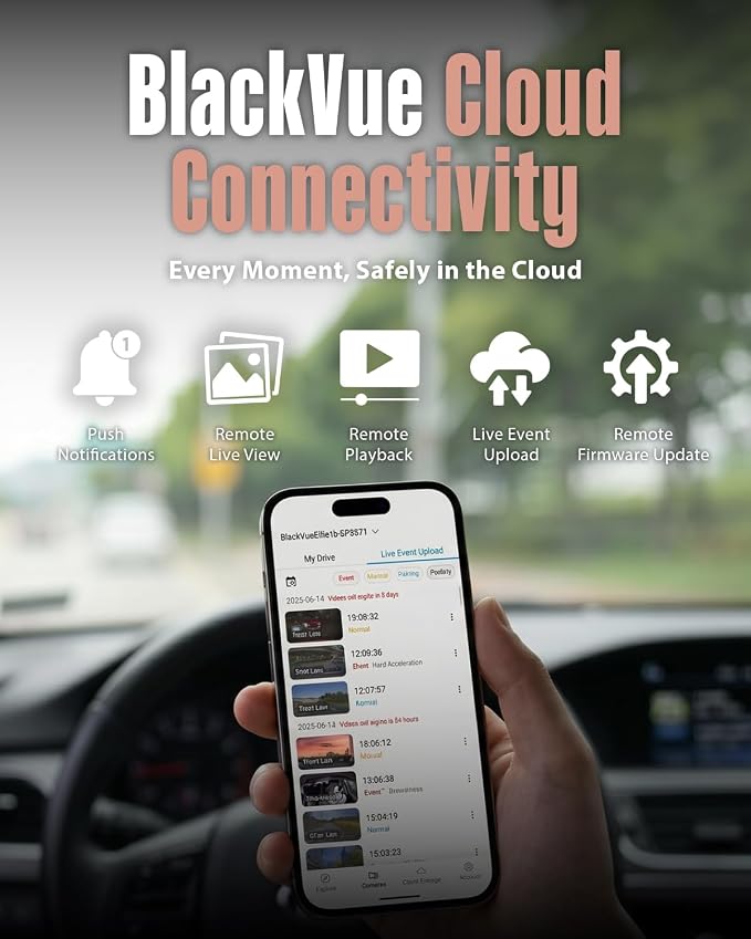 BlackVue Elite 9, 4K+2K Dash Cam Front and Rear, HDR, Dual STARVIS 2, Free 64GB Micro SD Card&Hardwire Cable Included, Dash Camera for Cars, 24H Parking Mode, Wi-Fi, GPS, App Control