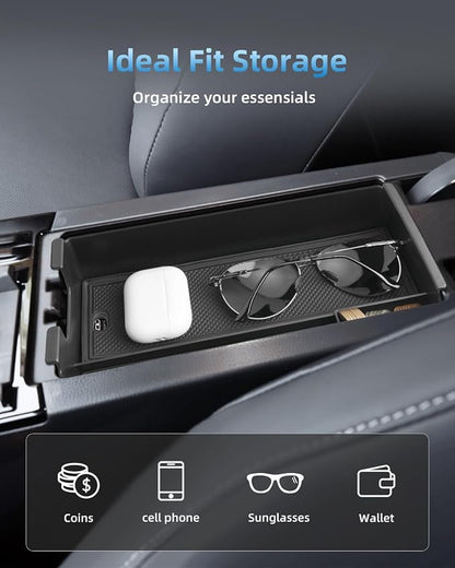 Dashboard Screen Storage Tray & Center Console Organizer for 2023-2026 Toyota Prius – 2025 2026 Prius Interior Accessories