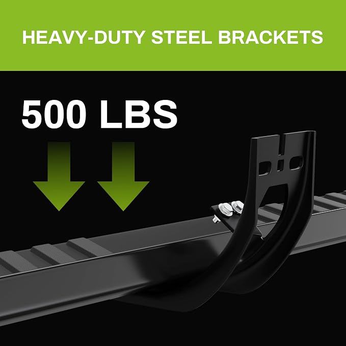 AUTOSAVER88 6 Inch Running Boards Compatible with 2024-2026 Tacoma Double Cab/Crew Cab, Step Pad Design, Stainless Steel Side Steps Nerf Bar
