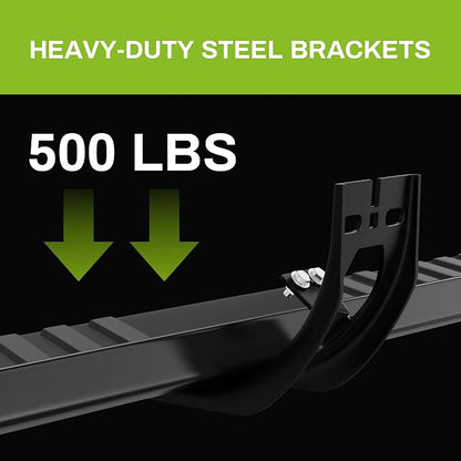 AUTOSAVER88 6 Inch Running Boards Compatible with 2024-2026 Tacoma Double Cab/Crew Cab, Step Pad Design, Stainless Steel Side Steps Nerf Bar
