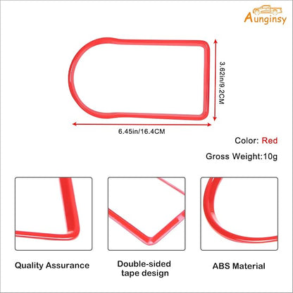 Aunginsy Car Gear Shift Panel Cup Holder Trim Ring Compatible with Toyota Tacoma 2016-2023 Truck Center Console Gear Shifter Cup Holder Panel Decorative Frame Protection Cover ABS Interior Accessories