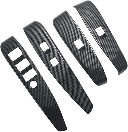 Kolya Interior Door Window Switch Panel Cover Window Control Button Trim for Toyota Camry 8th 9th Gen Accessories 2018 2019 2020 2021 2022 2023 2024 2025 (for Left Hand Drive)