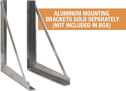 Buyers Products 1705148 Diamond Tread Aluminum Underbody Truck Tool Box, 14 x 12 x 16, Made in USA, .100 in. Thick, Corrosion-Resistant, Locking Compression Latch – Secure Storage for Work Trucks