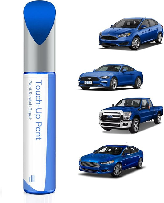 E7 Velocity Blue Metallic Touch Up Paint Compatible with Ford Exact Match–Chips and Nicks Touch Up