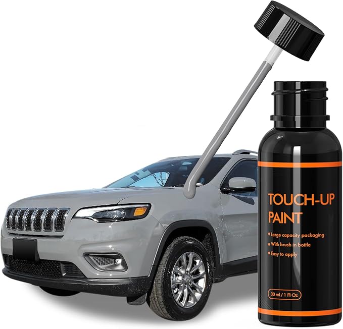 PDN Sting Gray Touch Up Paint Compatible With Jeep, DIY Car Paint Scratch Repair Kit, Automotive Paints, Quick & Easy Fix Scratch Repair for Grand Cherokee/Cherokee/Wrangler/Renegade/Compass