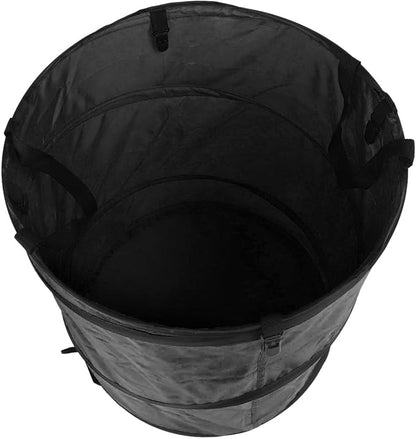 Collapsible Trash Can, 24 Gallon Reusable Outdoor Portable Pop Up Trash Can Camping Trash Can, Locking Design Foldable Waterproof Garbage Can for Parties Camping Recycling