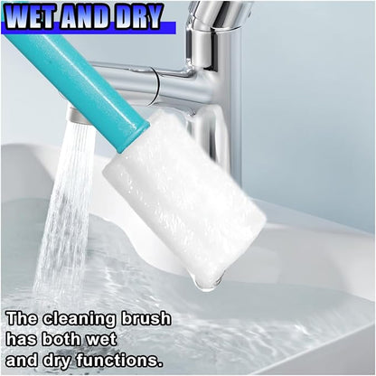 Cleaning Swab Sticks, Small Cleaning Sponge Tip for Tight Spaces, Disposable Crevice Cleaning Brush Kit, Universal Automotive Detailing Tools Accessories for SUV, Sedan, Truck (30PCS)
