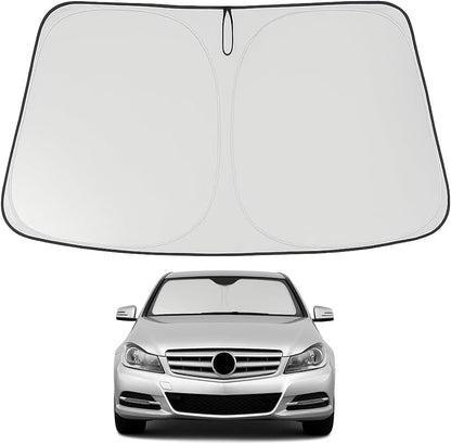 Proadsy 2026 Upgrade Front Windshield Sun Shade Foldable Sunshade Protector Custom Fit 2006–2010 Dodge Charger Accessories