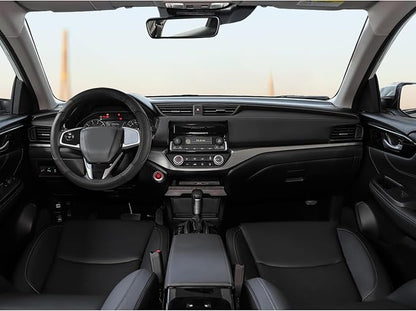 GIANT PANDA Microfiber Leather Steering Wheel Cover for Honda Accord,Civic,CR-V,HR-V,Pilot(Diamond-Pattern-Black-Standard Size)