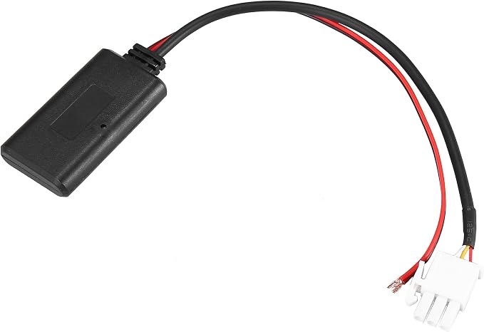 X AUTOHAUX Bluetooth Wireless Adapter Audio Radio Stereo Music Aux Cable Adapter 3 Pin for Honda GL1800 Goldwing
