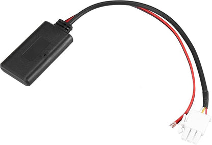 X AUTOHAUX Bluetooth Wireless Adapter Audio Radio Stereo Music Aux Cable Adapter 3 Pin for Honda GL1800 Goldwing