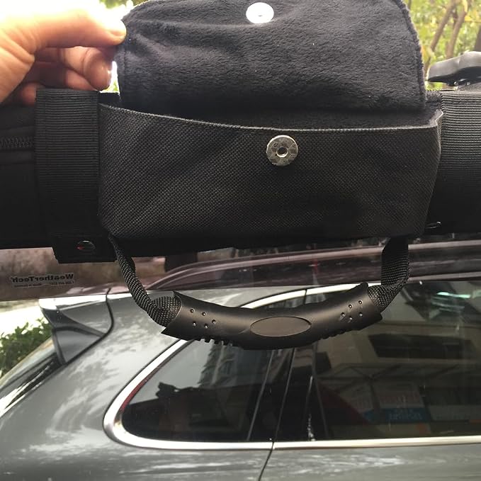 SXMA Handle with Bag for Sunglsaaes Oxford for J-Ee p JK Wrangler 2007-2017, Grab Grip Bars Kit 1pcs J248