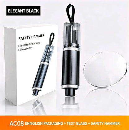 2026 Upgraded Safe Hammer Glass Breaker Under Water, Car Hammer Seatbelt Cutter Window Breaker Emergency Escape Tool, Safehammer Glass Breaker for New Cars