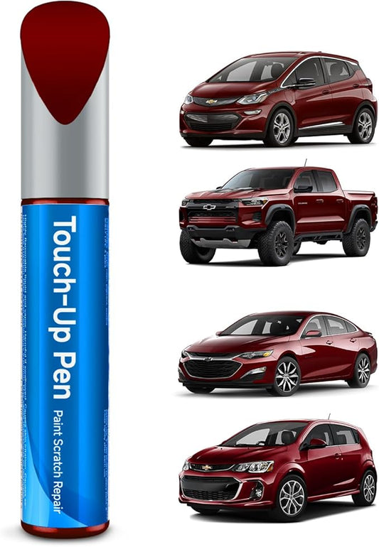 GPJ/WA434B Cajun Red Touch Up Paint Compatible with Chevrolet GMC Buick Cadillac Exact Match Touch Up Paint Car Scratch Repair