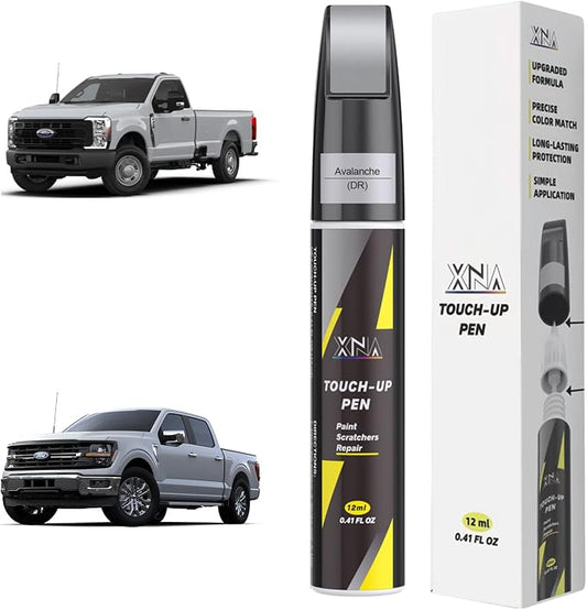 XNA Avalanche(DR) for Ford Touch Up Paint, Car Scratch Remover for Nicks and Chips Repair, 2-In-1 Quick & Easy Fix Car Scratch Repair Kit with Exact Color-Matched