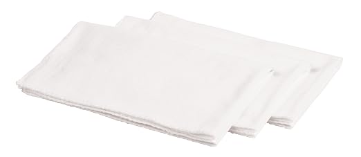 Carrand 40069 11" x 17" Diaper Soft Polishing Cloth (10-Pack) , red