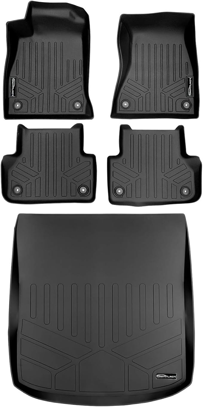 MAXLINER Floor Mats 2 Rows and Cargo Liner Behind 2nd Row for 2018-2025 Audi A5 / S5