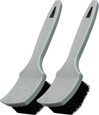 Chemical Guys, The Nifty Interior Detailing Brush 2 Pack, Soft Bristle Cleaning Tool for Car Vents, Dashboards, Steering Wheels, Door Panels, Cup Holders, Auto Interior Detail Brush Set - Grey