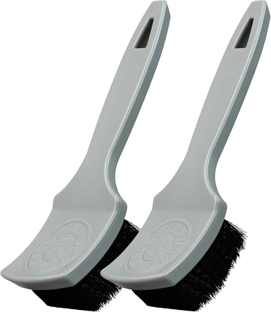 Chemical Guys, The Nifty Interior Detailing Brush 2 Pack, Soft Bristle Cleaning Tool for Car Vents, Dashboards, Steering Wheels, Door Panels, Cup Holders, Auto Interior Detail Brush Set - Grey