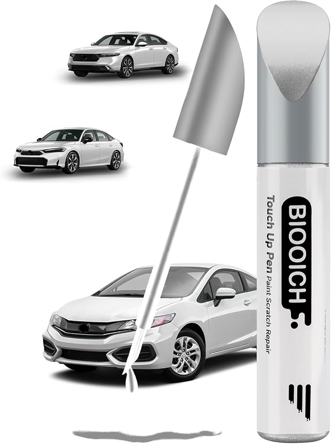 Touch Up Paint Pen Exact Color Match Car Chip and Scratch Repair (for Honda, White Orchid Pearl(NH-788P))
