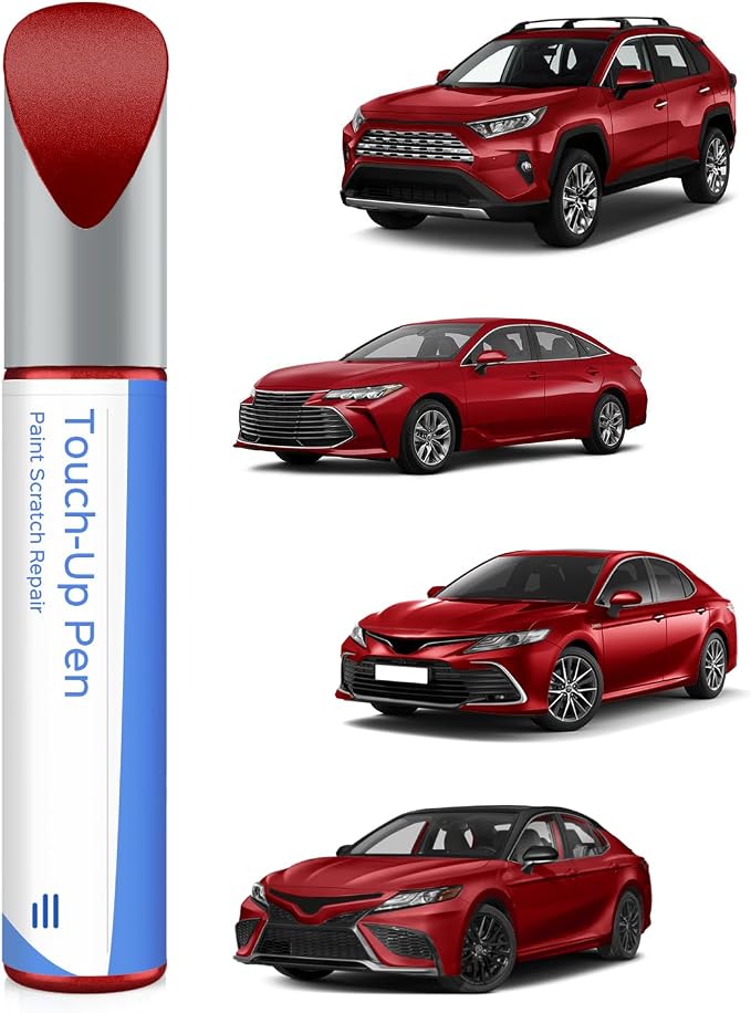 3T3 Ruby Flare Pearl Touch Up Paint Compatible with Toyota Exact Match Chips and Nicks Touch Up