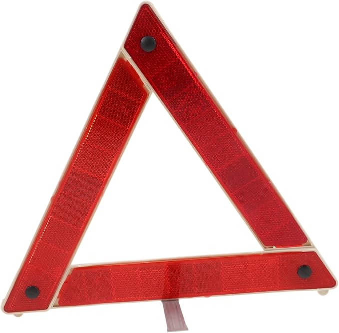 Gatuida Roadside Kit Warning Triangle Sign Car Safety Kits Roadside High Visibility Triangle for Vehicles