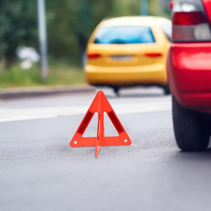 5pcs Emergency Car Safety Triangle Warning Rack Reflective Sign Versatile Safety for Roadside Use