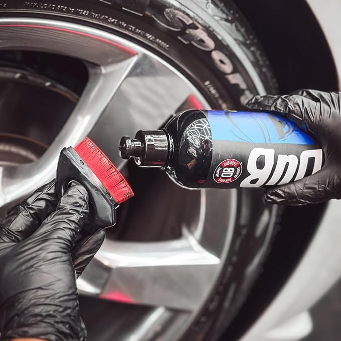 Tire Shine Spray - 16oz Wet Look Gloss Tire Dressing, No Sling Formula, Quick-Dry, UV Protection, Long Lasting | DUB BOYZ Good Shine
