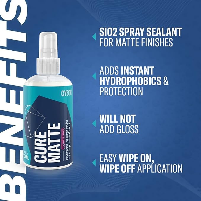 Gyeon MOHS Ceramic Coating for Cars Kit | Deep Gloss & 3-Year Protection | DIY Paint Coating Kit for Long-Lasting Shine | Easy Application & Hydrophobic Finish