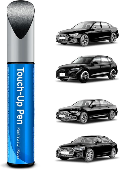 LZ9Y Phantom Black Pearl Touch Up Paint Compatible With Audi Exact Match Car Paint Pen Scratch Repair