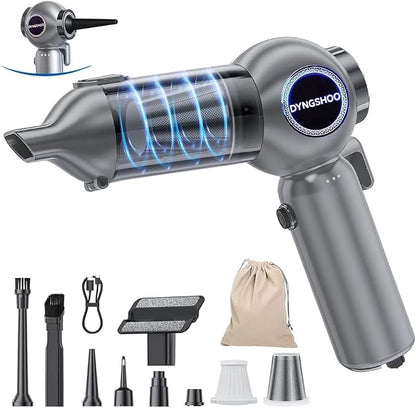 Brushless Handheld Car Vacuum （Equipped with a one-Touch Window Breaker and Seatbelt Cutter ）25000Pa Ultra-Strong Suction Ultra-Lightweight Mini Portable Vacuum Cleaner ， for Car，Office Desk，Pet Hair