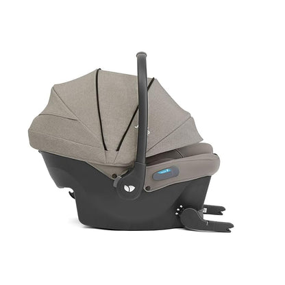 Joie Baby, Mint Latch Baseless Infant Car Seat – Lightweight, Built-in Rigid Lower Anchor Attachments and Side-Impact Protection – No Base Installation Required, Travel-Friendly Design (Dove)